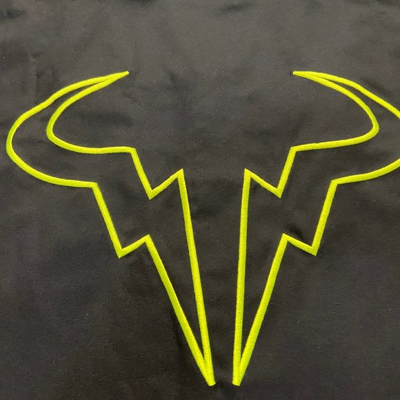 Nike Court Rafa Nadal Black Full-Zip Tennis Jacket CI9135-010 Men’s Size Large - Picture 5 of 6